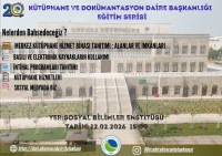 Kütüphane ve Dokümantasyon Daire Başkanlığı Eğitim Serisi