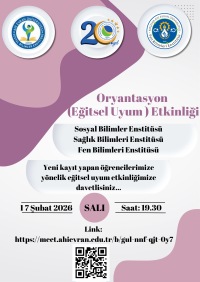 Oryantasyon (Eğitsel Uyum) Etkinliği