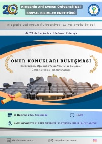 Üniversitemiz 20. Yıl Etkinlikleri (Onur Konukları Buluşması)